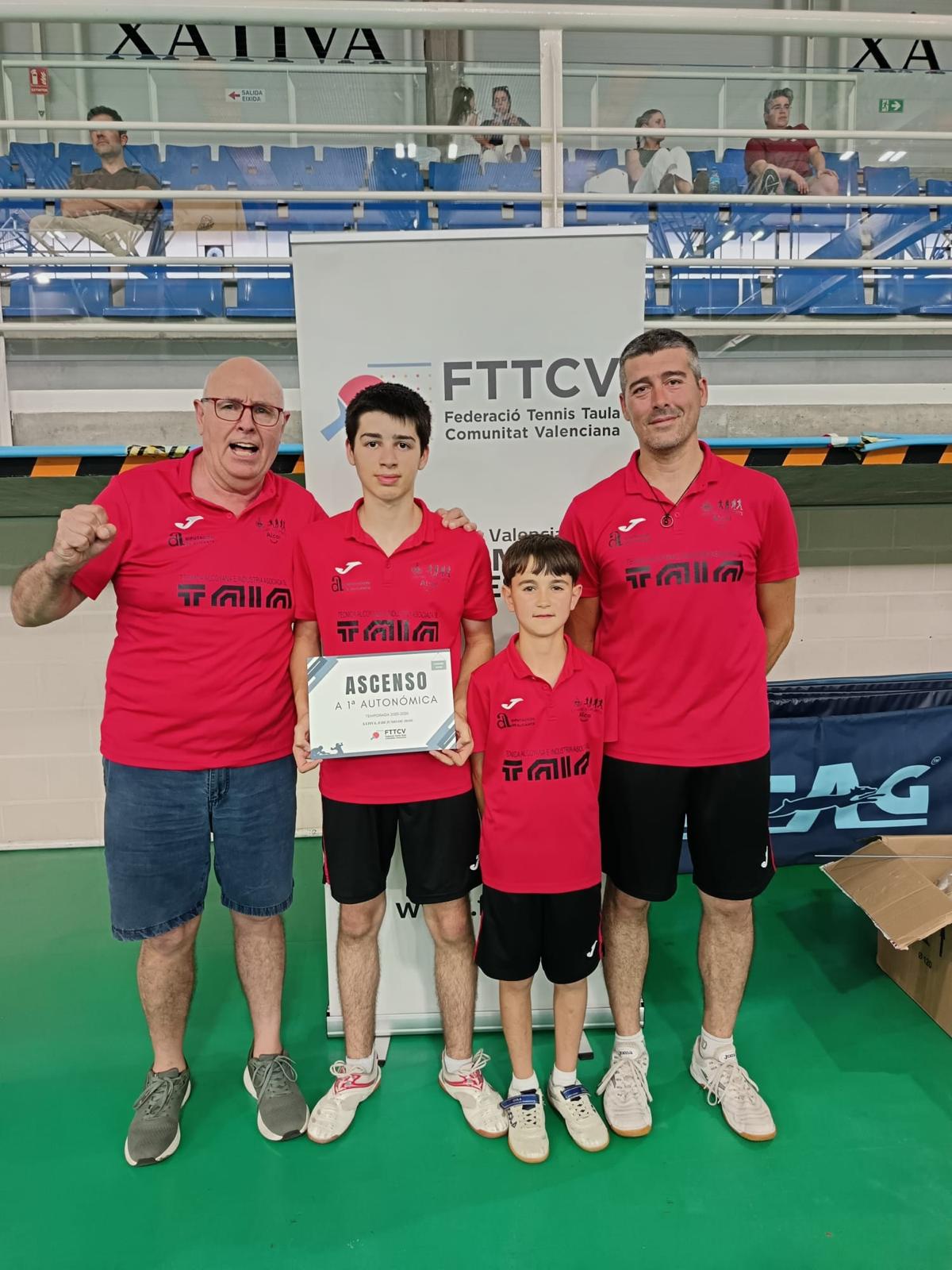 Dani, Mateo, Isra y Toni logran el ascenso a Primera Autonómica
